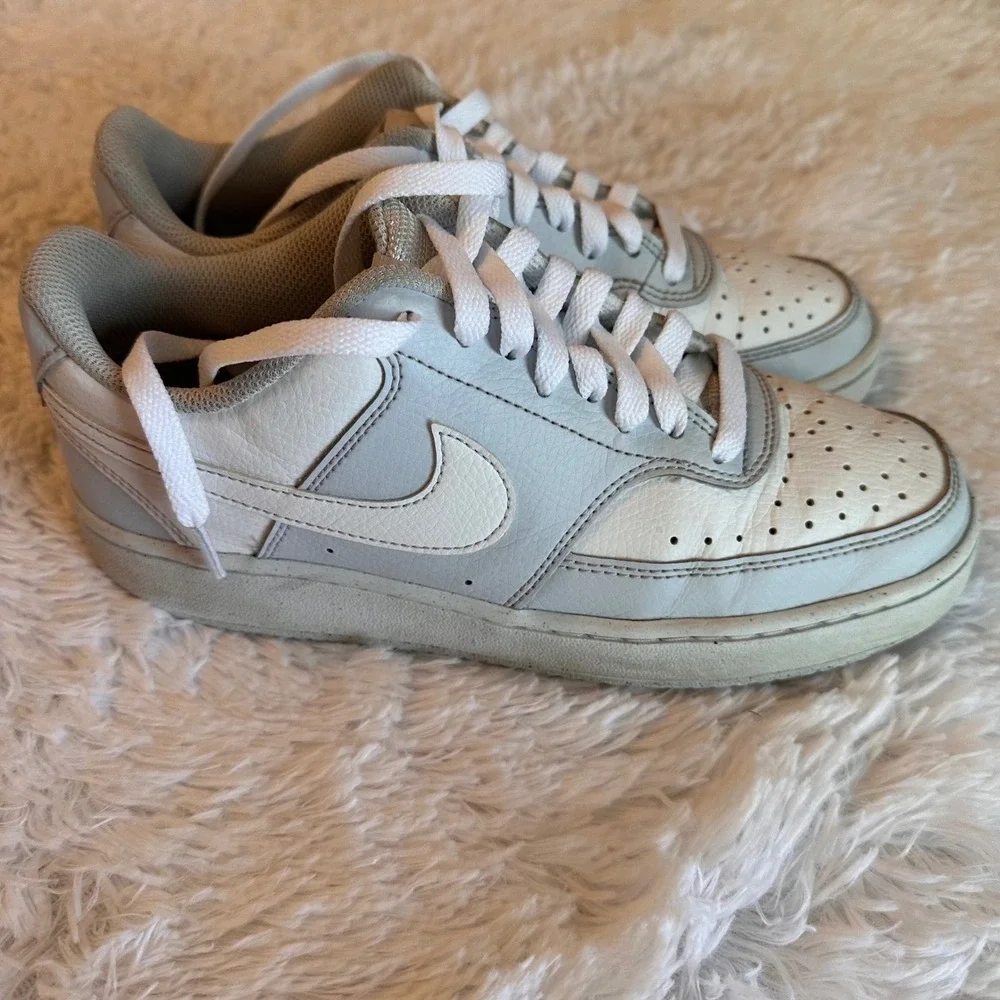 Nike Court Vision Low Next Nature Womens blue White Sneakers DH3158-004 Size 7.5